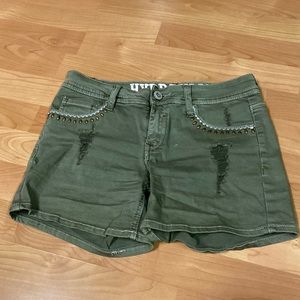 Hydraulic Green Shorts